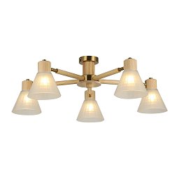 A4096PL-5BR Arte Lamp MELEPH потолочная люстра с тремя плафонами на кронштейне