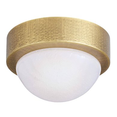 Потолочный светильник Arteriors Lennon, античная латунь и матовое стекло