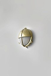 Уличный настенно-потолочный светильник Original BTC Brass Bulkhead 7427