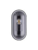 Dark Anthracite Die-Casting Aluminium & Clear Polycarbonate LED E27 1x12 Watt 220-240 Volt IP65 Bulb Excluded L:12.5 W:8.5 H:25.5cm