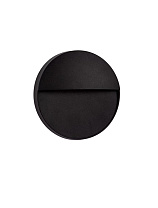 Sandy Black Aluminium & Polycarbonate LED 5Watt 220-240Volt 307Lm IP54 3000K D:16 W:3.1 cm