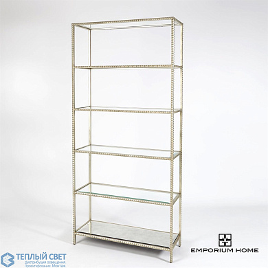 Stud Etagere-Silver Leaf Global Views книжный шкаф