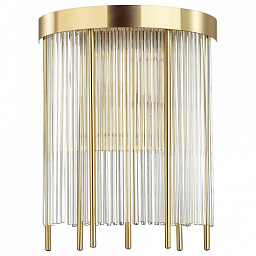 4788/2W Odeon Light York накладной потолочный светильник с подвесными стеклянными трубками золото