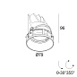 ENTERO RD-S TRIMLESS TW 94020 GC золото цветное Delta Light Встраиваемый поворотный потолочный светильник — фото 1