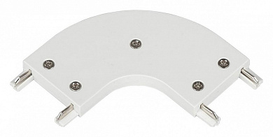 угловой L-образный соединитель для магнитного трека белого цвета для магнитного шинопровода