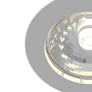 Встраиваемый светильник Metal modern Maytoni белый DL009-2-01-W