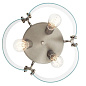 Thoreau 14" 3 Light Semi Flush Brushed Nickel потолочный светильник 42954NI Kichler