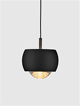 Sandy Black Aluminium & Acrylic LED 13Watt 220-240Volt 922Lm 3000K IP20 Light Up & Down D:9.6 H:140cm