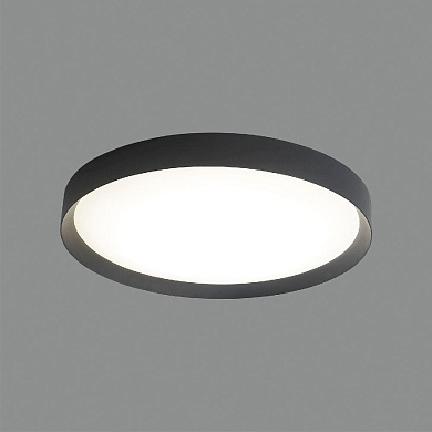 потолочный светильник с управлением яркостью черный