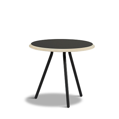 Soround side table Black O45xH40,50  Woud, кофейный столик