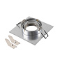 1007636 SLV NEW TRIA® 75 XL mount. ring square alu встраиваемое монтажное кольцо — фото 2