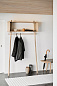 Tojbox wardrobe Large White pigmented oak Woud, вешалка для одежды