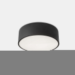 15-6197-60-M1 Leds C4 Caprice потолочный накладной светильник черного цвета с матовым рассеивателем