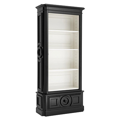 109616 Cabinet Elegancia black finish шкаф Eichholtz