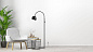 Round Single Floor Lamp Design by Gronlund торшер черный — фото 1