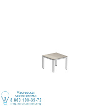 СТОЛ TABOELA 50X50CM EP + КЕРАМИЧЕСКАЯ СТОЛЕШНИЦА СЕРО-СЕРЫЙ Royal Botania