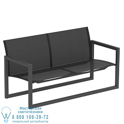Ninix low bench stainless steel Royal Botania Ninix уличная низкая скамейка