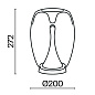MOD282TL-L15G3K1 Maytoni Splash Настольная лампа 9W 800лм Золото — фото 1