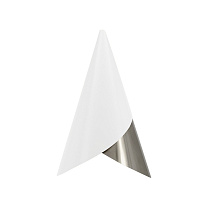 Cornet White & Steel Ø13.4 x 23,8 cm