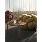 2682-0500 Knot Design House Stockholm Большая декоративная подушка-узел верблюжьего оттенка — фото 1