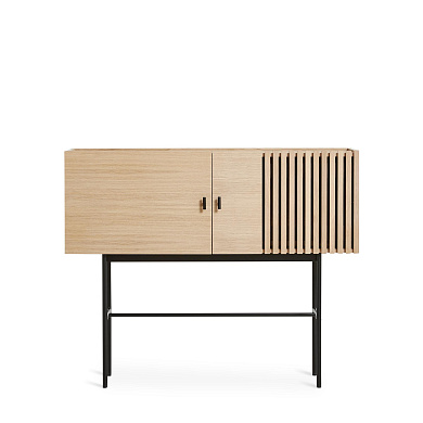 Array sideboard 120 cm White pigmented oak Woud, буфет