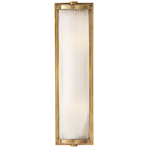 Dresser Long Glass Rod Light полированная старая латунь с матовым стеклянным лайнером