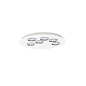 BRA06WWC14EN0 Lumen Center Brac 6 PL круглый потолочный светильник с шестью лампами белый; хром — фото 1