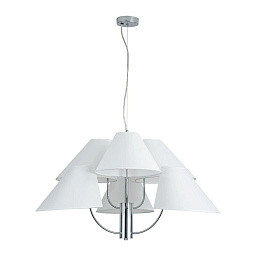 A4086LM-6CC Arte Lamp RONDO подвесная люстра с шестью плафонами белого цвета