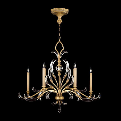 760540 Beveled Arcs 44" Oblong Chandelier люстра, Fine Art Lamps