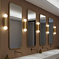 Настенный светильник Astro Lighting Ortona Twin матовый брашированный латунь — фото 7