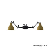 LAMPE GRAS - 204 DOUBLE - applique/Jaune