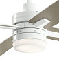 52" Lija Fan White люстра-вентилятор 330140WH Kichler — фото 3