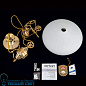 EMPIRE Orion подвесной светильник HL 6-1273 gold-Zug/387 opal-gold золотой