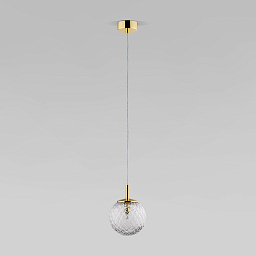 a068324 TK Lighting Cadix подвесной светильник с шарообразным стеклянным плафоном