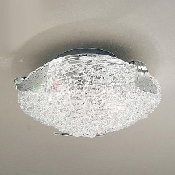 264/30PF Brushed nickel V305/00 IDL Betulla потолочный светильник хромированный с полусферическим корпусом
