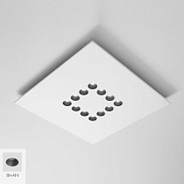 CONFORT PLAFONIERA 54W QUADRATA 3000K  BIANCO-ANTRACITE