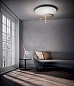 HULAHOOP-P2FORU Icone Hula Hoop HULAHOOP LAMP. SOFFITTO 42W 3000K FOGLIA ORO- RUGGINE Потолочный светильник — фото 2