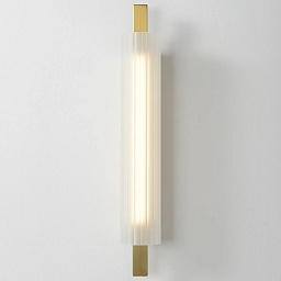 TUNNEL AP10 LED BRASS Crystal Lux Tunnel настенный светильник с вытянутым плафоном в латунном корпусе