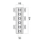 Встраиваемые настенные светильники 9010 novantadieci FRECCIA 4191F — фото 3
