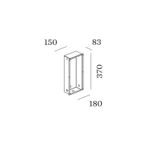 THEMIS 2.7 RECESSED HOUSING ALWAYS USE WITH PLASTERKIT