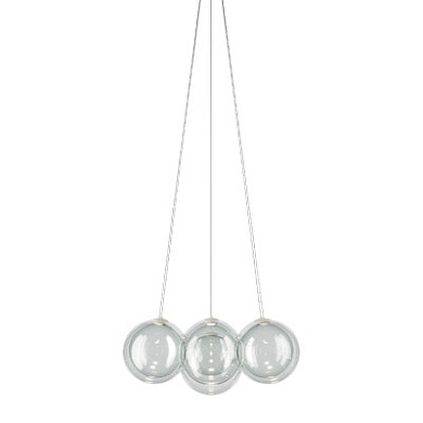22122 0027 Lodes Random Cloud 7 Luci 28cm люстра из выдувного стекла прозрачный