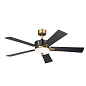 56" Icon 5 Blade LED Indoor Ceiling Fan Satin Black люстра-вентилятор 300395SBK Kichler — фото 7