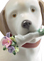THIS BOUQUET IS FOR YOU DOG Фарфоровый декоративный предмет Lladro 1009256