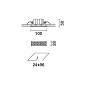 Q494 Laser Blade XS iGuzzini Frame 5 cells - Wideflood beam - LED — фото 1