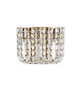 Platinum Gold Metal & Crystal LED 12Watt 220-240Volt 804Lm IP20 3500K L: 26.5 W:16.5 H:20.3 cm