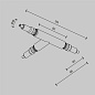 CA007TC-BS Maytoni Accessories for system Axity Комплектующие для систем освещения с токоведущими элементами Латунь — фото 5