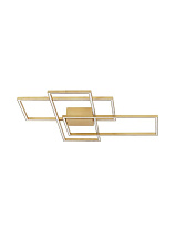 Triac Dimmable Gold Leaf Aluminium & Acrylic LED 55 Watt 220-240 Volt 3550Lm 3000K IP20 L: 90 W: 67 H: 9 cm