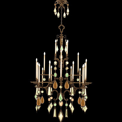 709440-1 Encased Gems 53" Round Chandelier люстра, Fine Art Lamps