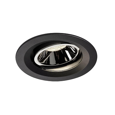 1003609 SLV NUMINOS® MOVE M DL светильник встраиваемый 500мА 17.5Вт с LED 4000K, 1660лм, 55°, черный/хром