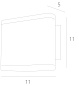 A8153AL-2BK Arte Lamp Lingotto уличный настенный светильник LED 3W 480Lm 3000K — фото 4